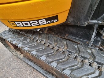 JCB 8026 - silní stroj z provozu, dobré vůle, nové pásy - 3