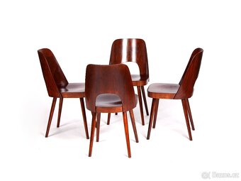 Jídelní židle O. Heardtl ve 100 % stavu, 4 kusy. - 3