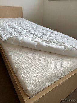 Prodám masivní uplně nové postele 80 x 200cm, včetně matrací - 3