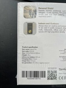 Osobní ionizátor MyIon Z Pro 3x, NOVÉ, -1600 Kč puvodni ceny - 3