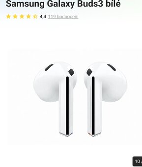 Samsung Galaxy Buds 3 bílé - 3