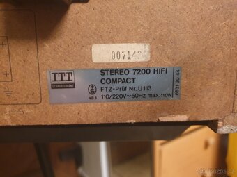 Hifi systém ITT stereo 7200 hifi compact - 3