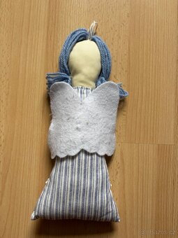 Anděl, látková panenka - 3