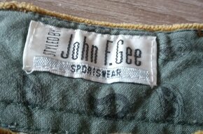 Manšestrové Kalhoty pánské John F. Gee - 3