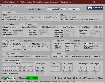 Mini zosilovač Wondom TPA3244 2X100W s DSP, DAC a BT5.0 - 3