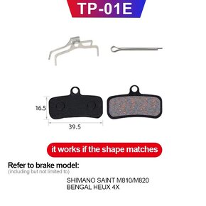 Brzdové destičky k elektrokolům na kotouč. brzdy i hydraulic - 3
