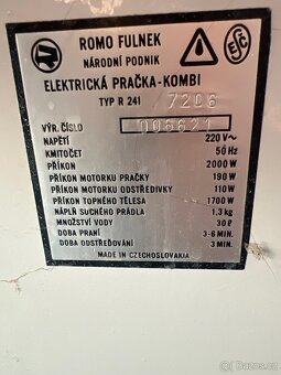 Romo pracka se zdimackou funkcni - 3