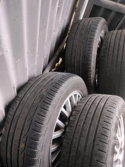 4ks alu disky orig. Škoda 5x100 r16 pneu 205/55 r16 - 3