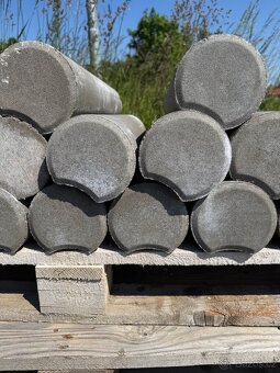 Palisády betonové - cca 12,5 x 60 cm - 3