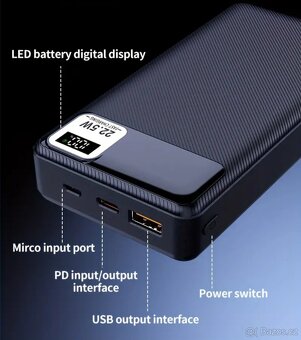 Powerbanka, rychlonabíječka HINNE® 10.000mAh - NOVÁ - 3