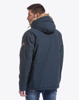 Zateplená streetová zimní bunda Meatfly - parka, barva Navy - 3