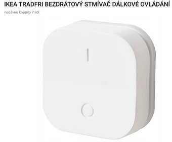 Tradfri brána IKEA bílé chytré osvětlení +senzor+vypínač - 3