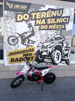 Pitbike Spirit 90 12/10 Automat červená - 3