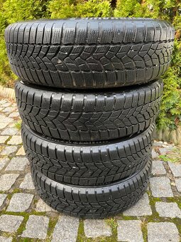 15 4x100 ET43 plechové disky zimní pneu 165/65/15 - 3