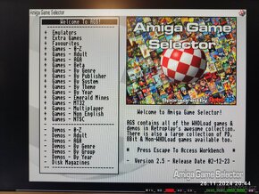 Retro AmigaPi emulace  Amiga 500 , Amiga 1200 - 3