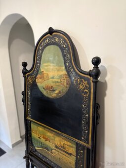 Starožitné italské ručně malované postele (1890) - 3