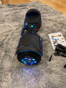 Nový elektrický hoverboard Led Bluethooth. - 3