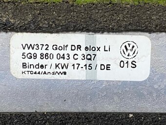 Hagusy chromové 5G9860043C 5G9860044C VW Golf 7 kombi - 3
