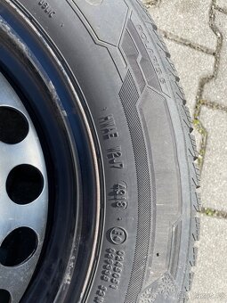 Plechové disky 5x112 R15 s zimní pneu - 3