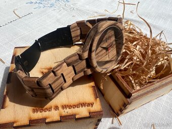 Dřevěné hodinky typ WOMAN - nové - 3