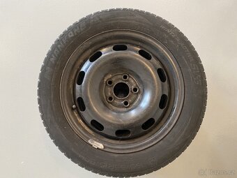 Sada zimních kol Škoda 195/55R15 5x100 vč poklic - 3