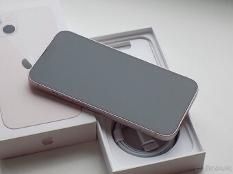 APPLE iPhone 13 128GB Pink - ZÁRUKA 12 MĚSÍCŮ - 100% BATERIE - 3