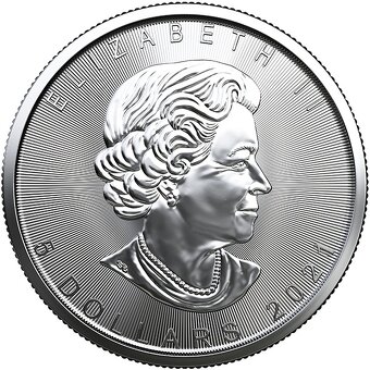 Maple Leaf tuba 25x1oz, rok 2021 - 3