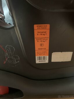 Autosedačka Britax Römer Duo 9 - 18 kg - 3