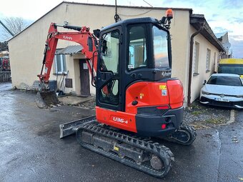 Pásový bagr Kubota U36-4,r.v.2018,2684MTH,PRODLOUŽENÉ RAMENO - 3