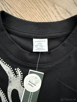Nové oversize tričko Lindex vel. 128 - 3