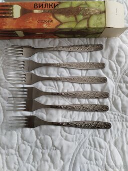 Retro příbory 24 kusů. - 3