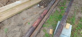 Tři železné trubky D90mm x L9170mm - 3