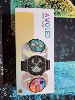 Chytré hodinky - AMOLED - zlaté - 3