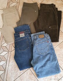 Prodám džíny,plátěné kalhoty,kapsáče,džínové kraťasy - 3