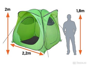 Turistický stan Monsun s odnímatelnou podlahou - 3