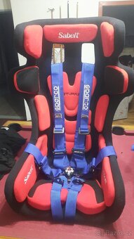 závodní sedačky Sabelt plus 6 bodové pásy Sparco - 3
