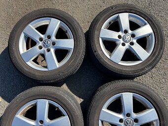 Alu orig letni sada VW Mugello 5x112 6,5J ET50 205/55 R16 - 3