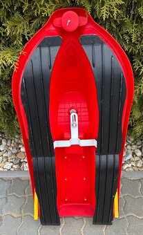 Plastový bob červený - Plastkon Snow Boat - 3