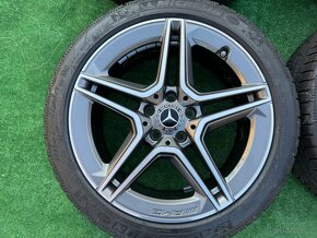 Originál alu kola Mercedes 5x112 R18 C class zima - 3