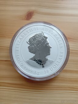 Stříbrná mince 1kg čistého stříbra Austrálie 30 Dollar 2022 - 3