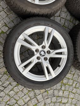 Litá kola 5x112 R17 se zimními pneu 205/50/17 - 3