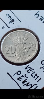 20 haléř 1925 velmi vzácný - 3