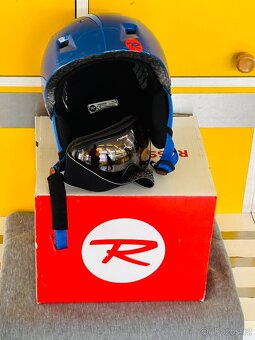 TOP stav - lyžařská helma Rossignol + brýle Relax (52-54 cm) - 3