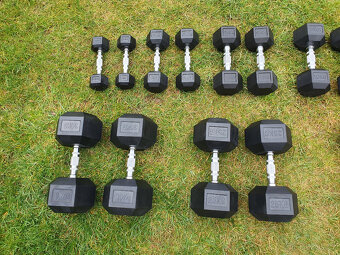 jednoručky činky - HEXA - sada 290kg - 3