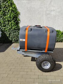 Přívěsný vozík - cisterna / nádrž na vodu 400 litrů - 3