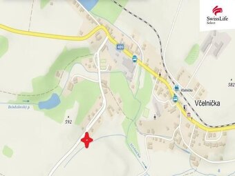 Prodej stavebního pozemku 1500 m2, Včelnička - 3