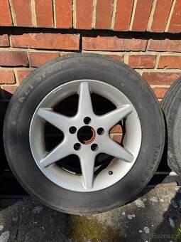 Alu kola r15, 5x112 + letní pneu 205/65 R15 - 3