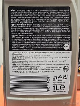 Motorový olej 5w-30 Longlife III - W5 Lidl - 4L - 3