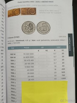 5kč 2000 vzácný ročník - nízký náklad ze sady - 3
