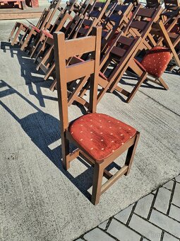 PEVNÉ stylové GASTRO židle z tvrdého dřeva - 3